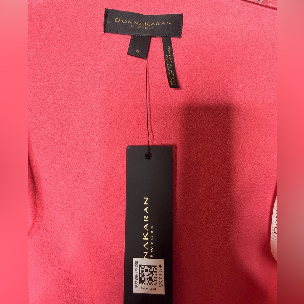 NWT Donna Karan New York 3/4-sleeve double-breasted midi blazer dress size - 8 - Picture 3 of 4